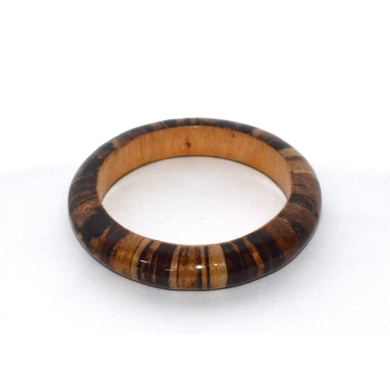 Laminated Banana Bark Bangle Bracelet-CLB0000001