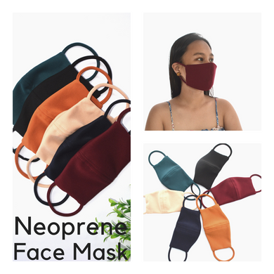 Neoprene Face Mask for Adults-Black-1