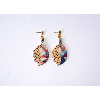 Peacock Prestige TRASHformation Earrings-1