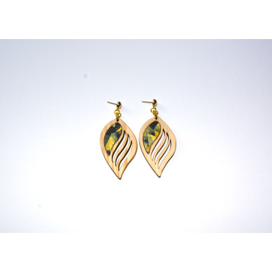 Single Teardrop TRASHformation Earrings-1