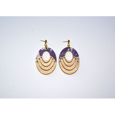 Oval Environment TRASHformation Earrings-1