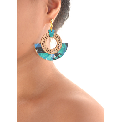 Earth's Hemisphere TRASHformation Earrings-CET0000010