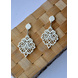 Beauty Queen Wood Earrings-CWE0000017-sm