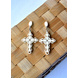 Faithful Warrior Wood Earrings-CWE0000013-sm