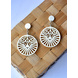 Royal Mystique Wood Earrings-CWE0000015-sm