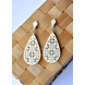 Royal Teardrop Wood Earrings-CWE0000014-sm