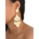 Regal Crown Wood Earrings-1-sm