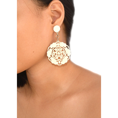 Royal Majesty Wood Earrings-2