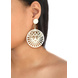 Royal Mystique Wood Earrings-1-sm