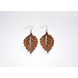 Rose Leaf Wood Earrings-CWE0000047-sm