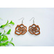 Wild Rose Wood Earrings-CWE0000041-sm