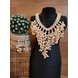 Handmade Cleopatra Beaded Statement Necklace and Earrings Set-CSN0000005-1-sm