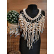 Handmade Cleopatra Beaded Statement Necklace and Earrings Set-CSN0000005-4-sm