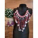 Handmade Cleopatra Beaded Statement Necklace and Earrings Set-CSN0000005-6-sm