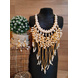 Handmade Cleopatra Beaded Statement Necklace and Earrings Set-CSN0000005-9-sm