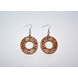 Geometric Circle Wood Earrings-CWE0000027-sm