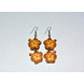 Double Hibiscus Wood Earrings-CWE0000029-sm