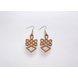 Infinity Fish Wood Earrings-CWE0000039-sm