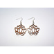 Lotus Flower Wood Earrings-CWE0000049-sm