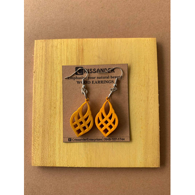 Puso Colored Wood Earrings-CWE0000071-1