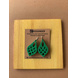 Puso Colored Wood Earrings-Yellow-2-sm