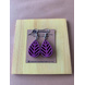 Mint Leaf Colored Wood Earrings-CWE0000072-4-sm